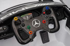 Mercedes AMG GT4 Blanc sous licence – Voiture Electrique Pour Enfants Avec Télécommande