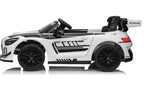 Mercedes AMG GT4 Blanc sous licence – Voiture Electrique Pour Enfants Avec Télécommande
