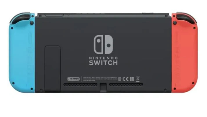Console Nintendo Switch • Bleu Néon & Rouge Néon + Nintendo Switch Sports (Pré-installé) + 12 mois d'abonnement NSO (Code)