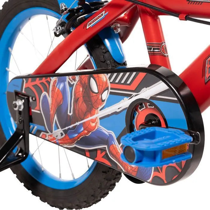 Vélo 16″ Marvel Spider-Man par Huffy, pour enfant de 5 à 7 ans, rouge
